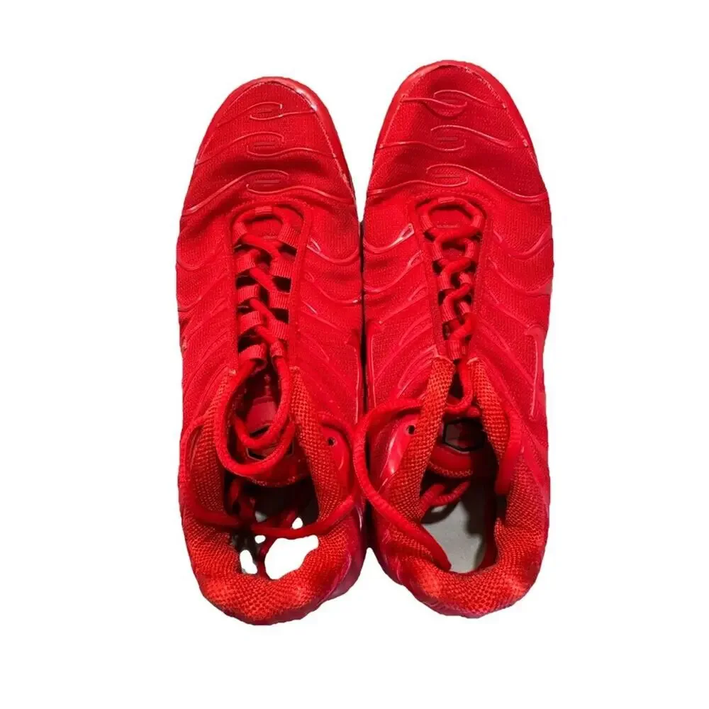 Nike Air Max Plus TN RED Athletic Shoes Sneakers Sz 7Y 655020-053